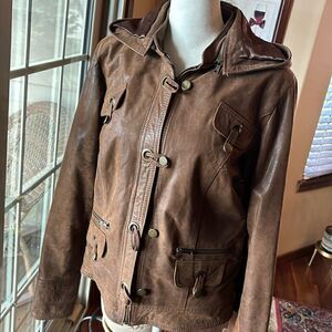 Laffon Argentina Custom Made Leather Jacket - XL
